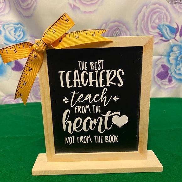 Personalized Teacher Chalkboard|Made to order|Pm me if you have any questions - Picture 3 of 9